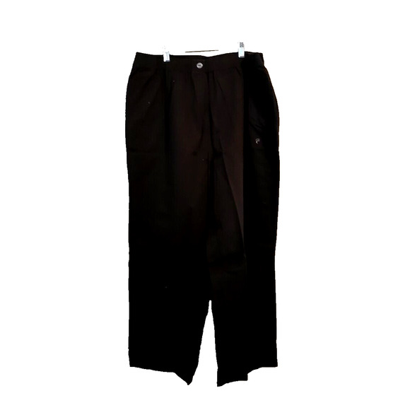 Woman Within Brown Straight Leg Classic High Rise Pull On Pants Womans Size 22WP - Picture 1 of 4